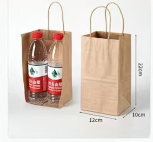 牛皮纸袋小号A（12cm x 10cm x 22cm）